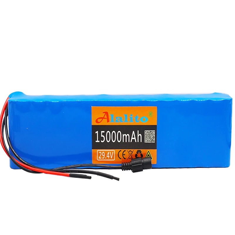 7S4P 29.4v 15Ah electric bicycle motor ebike scooter 24v li ion battery pack 18650 lithium rechargeable batteries 15A. | Электроника