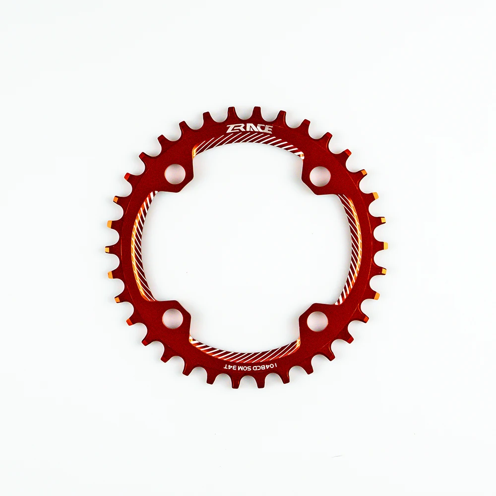 2020 ZRACE звездочки BCD104 32T/34T/36T/38T зубья узкой ширины AL7075 CNC для MTB