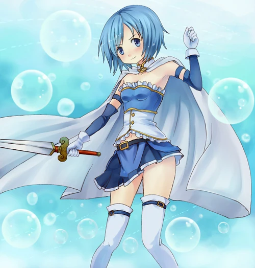 

Cosplay Costume Puella Magi Madoka Magica Miki Sayaka New in Stock Retail/Wholesale Halloween Christmas Uniform