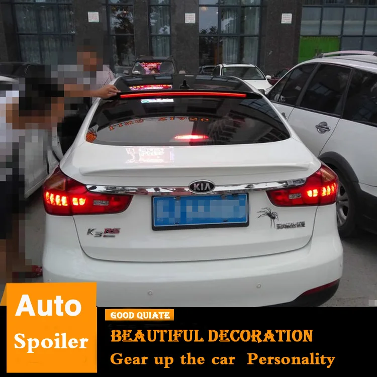 Спойлер для Kia K3 2011-2015 спортивный спойлер из ABS-материала заднего крыла автомобиля