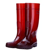 pvc waterproof rain boots camouflage anti skip shoes men rain unisex water rubber knee high boots slip on botas