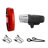 bike waterproof light night cycling front and rear lamp outdoor portable flashlight warning lamp bike headlight taillight