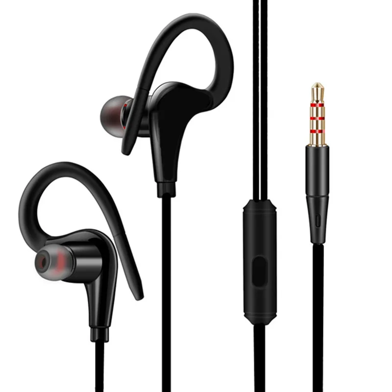Лучший бас наушники 3 5 мм in-ear профессиональные спортивные для бега с защитой от