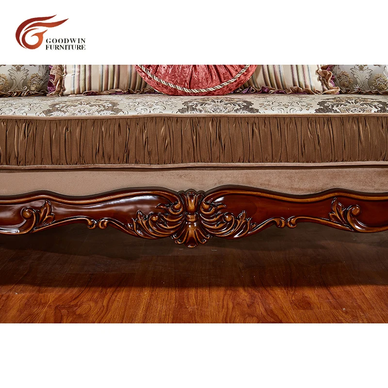 Высокое качество Европейский антикварный диван для гостиной мебель WA546 | Мебель