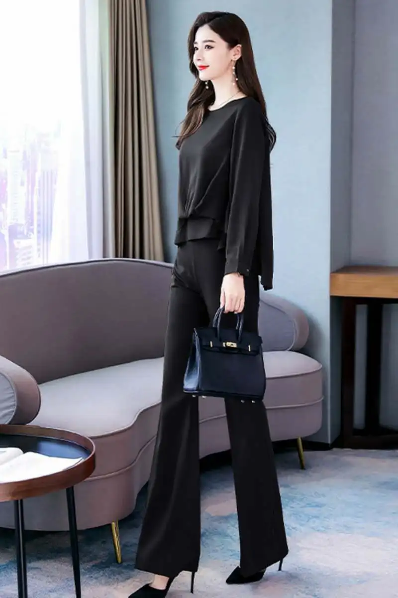 

Plus Size 5xl Women Two Piece Outfits Goddess Ensemble Femme 2 Piece Sets Womens Outfits Woman Suit Top&pants Set Women's Suit