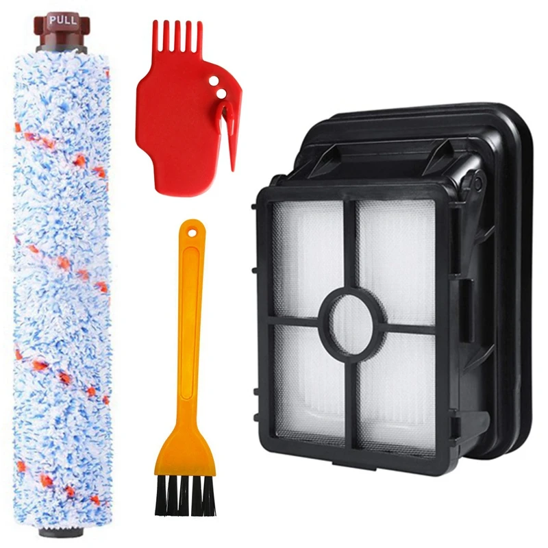 

Vacuum Cleaner Square Parts Hepa Filter Multi-Surface Brush Roll L& Filter for Bissell Crosswave 1785Q 1785F 1785B