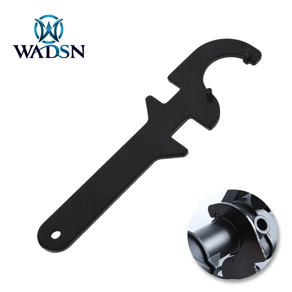 

WADSN Tactical Delta Ring & Butt Stock Tube Wrench Tool For AR-15 Barrel/Buffer Tube Nut/Flash Hider WEX120 Hunting Accessories