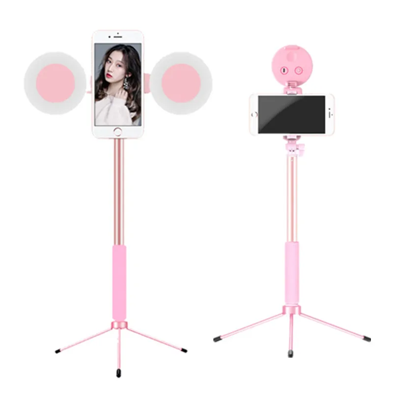 Селфи-палка со светодиодной подсветильник кой Bluetooth 1 7 м вращение на 360 градусов |