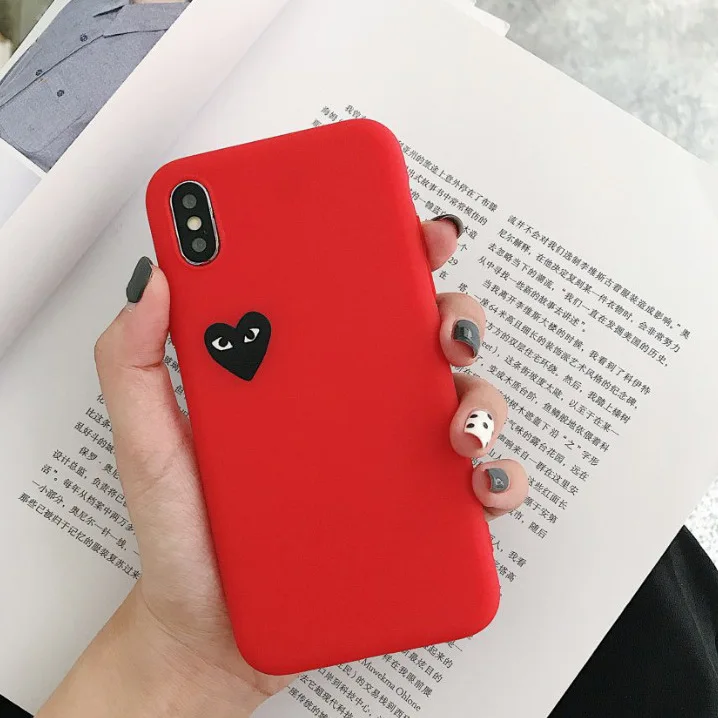 

Lovers eyes love frosted mobile phone case 8plus anti-drop mobile phone case 11promax is suitable for all Apple models
