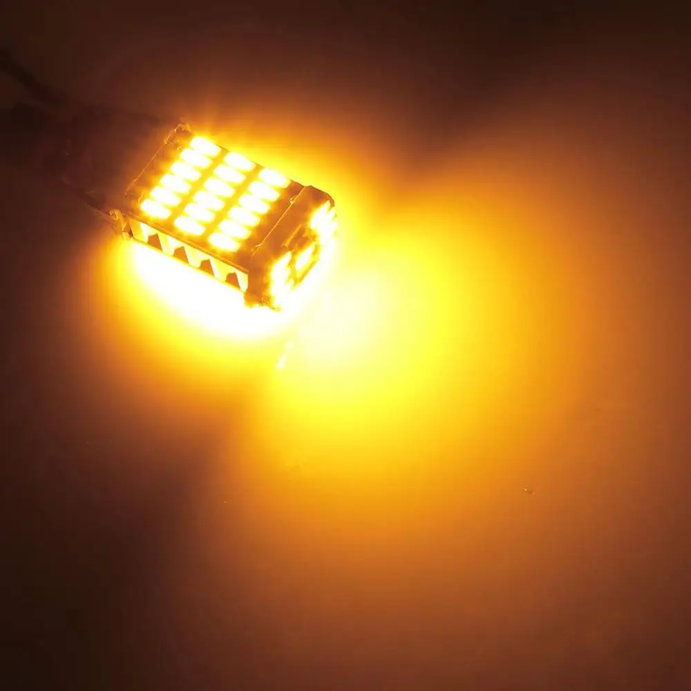 2 шт. T15 W16W светодиодный Canbus лампы 921 912 ошибок 4014 45 SMD автомобиля автоматические светодиодные лампы для резервного копирования Фары заднего хода электролампочка для внутренних помещений белый Янтарный красный