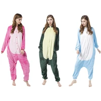 green dinosaur womens pajamas stitch sleepwear pajamas flannel mother kids family clothing set baby pijama winter 2021 flannel
