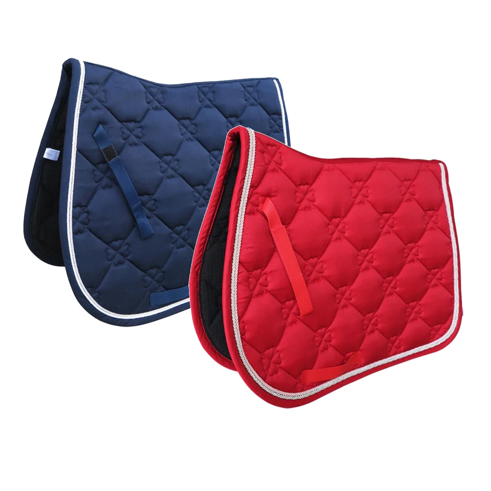

Shock Absorbing Cover Performance Sports Equipment Dressage Soft Supportive Saddle Pad Horse Riding Cotton Blends All Purpose