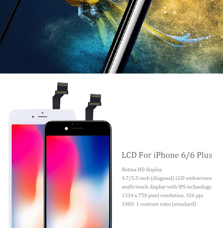 ЖК-экран PINZHENG AAAA для iPhone 6 6s Plus, ЖК-дисплей, дигитайзер, сенсорный модуль, сменный ЖК-экран s
