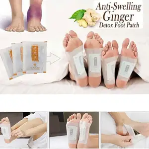 10 Pcs/Set Ginger Foot Patch Slimming Old Beijing Organic Loss Care Skin Sticker Detox Cleansing Weight Help Foot Feet To S E9R3