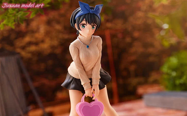 

100% Original genuine Kanojo Okarishimasu Ruka sarashina 16cm Action Figure Anime Figure Model Toys Figure Collection Doll Gift