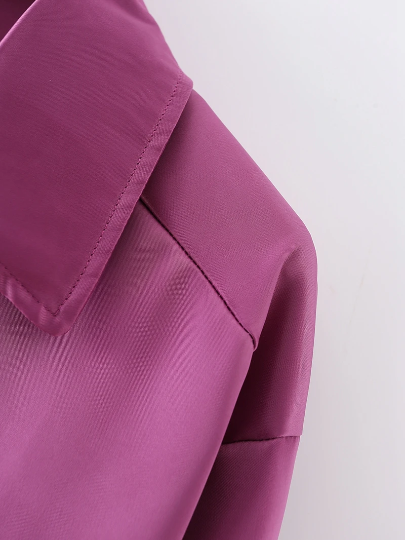 

2020 Free Inspirit New Arrival Women's Casual Sports Top Matching Notched Collar Corduroy Thick Warm Spring/autumn Shirt