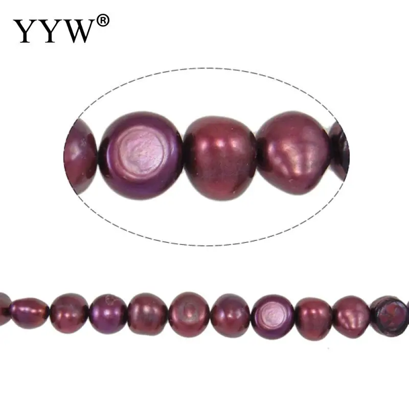 

Sale!! Grade A 9-10mm Baroque Cultured Freshwater Pearl Beads Purplish Red Pearls For Jewelry Making Handmade Hole 0.8mm