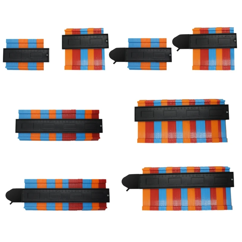 

Contour Gauge Profile Tool- Adjustable Lock Precisely Copy Irregular Shape Duplicator -Irregular Welding Tracing H3CF