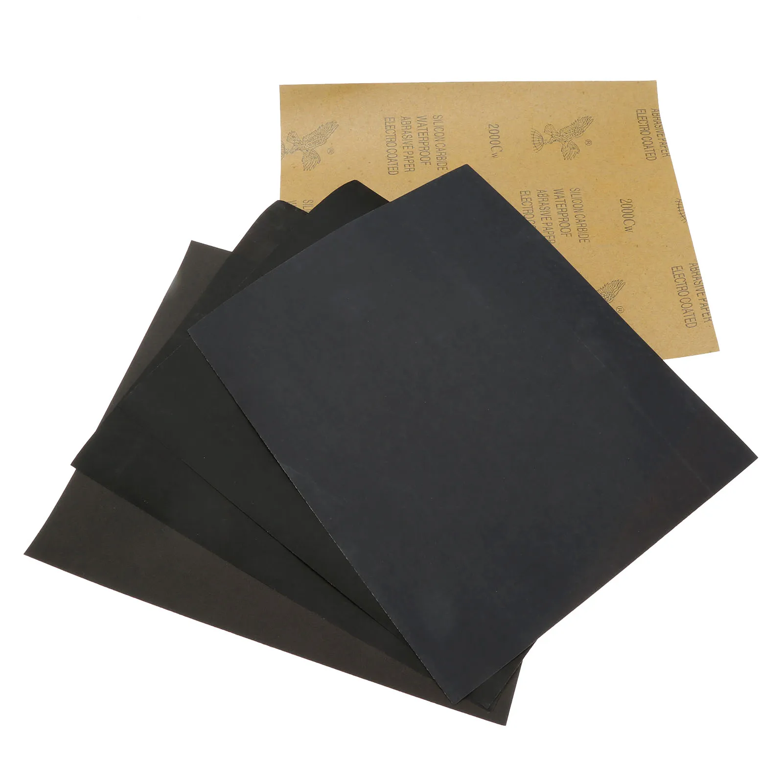 

5pcs Grit 600 1000 1500 2000 Sandpaper Waterproof Abrasive Paper Sand Paper Silicone Grinding Polishing Tool 28 x 23cm