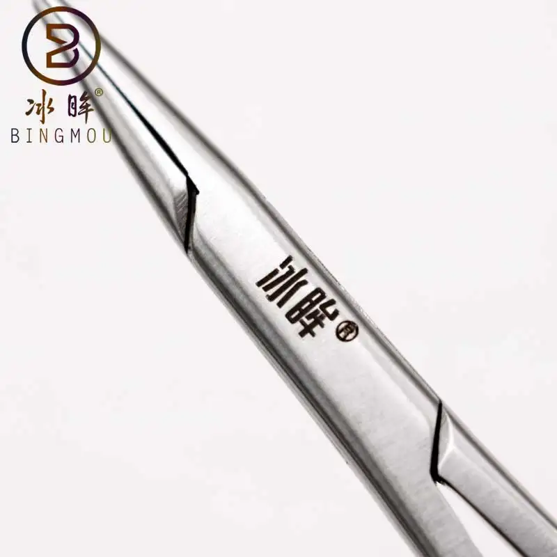 Держатель Иглы золотистая ручка из нержавеющей стали 12 5 см зубчатые иглы щипцы