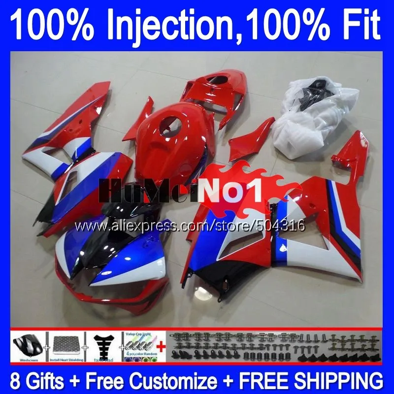 

Инъекция для HONDA CBR600RR CBR 600RR 600 RR 2013 2014 2015 2016 2017 108MC.7 CBR600 RR F5 13 14 15 16 17 обтекатель Белый Красный Горячий