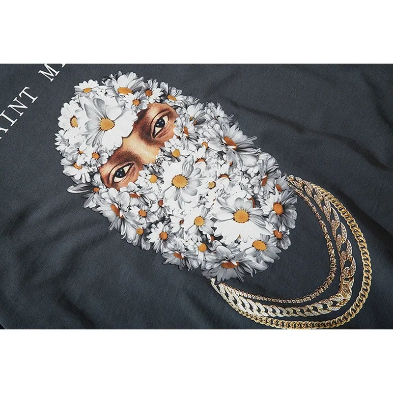 Футболка Мужская/Женская в стиле Харадзюку уличная модная Свободная рубашка