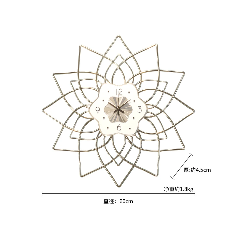 

Large Creative Iron Wall Clock Living Room Large Creative Nordic Wall Clock Silent Creative Relogio De Parede Home Watch