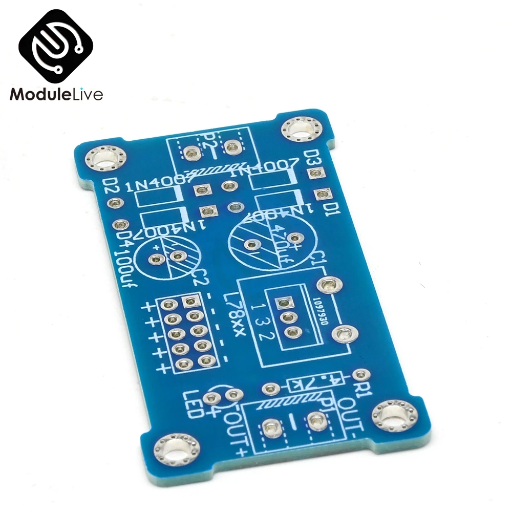10 шт. LM78XX LM7805 LM7812 L78XX печатная плата регулятор фиксированного напряжения Прототип