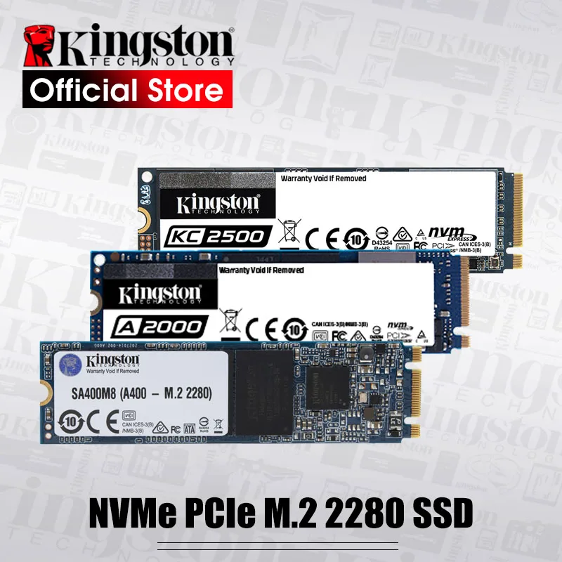 

Kingston NV2 SSD NVMe PCIe M.2 2280 250GB 500GB 1TB Internal Solid State Drive 120GB 240GB 480GB Hard Disk KC3000 M2 2TB