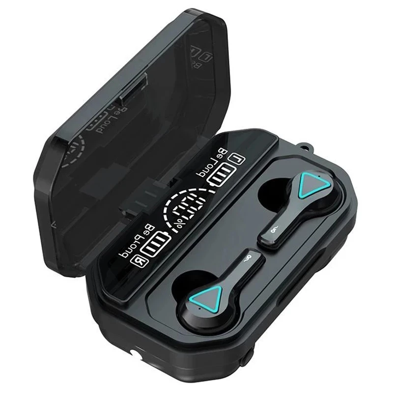 

Wireless Earbuds Bluetooth Earphone 5.1 Wireless Headset Led Display With Flashlights IPX7 Waterproof HiFi Premium Sound Noise