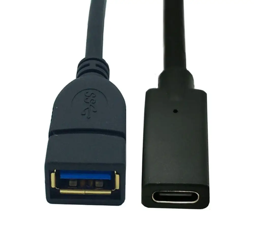 Высота каблука 10 см кабель с разъемом USB типа C OTG женский 3 0 Женский USB-C Type-C адаптер