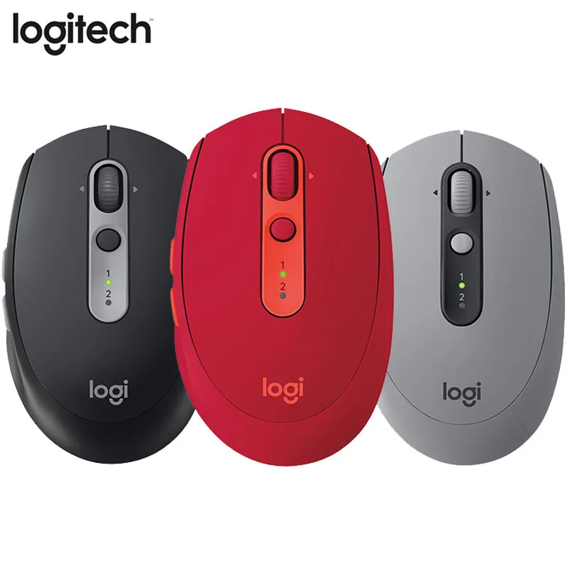 Беспроводная Bluetooth Бесшумная мышь Logitech M590 оптическая 1000 DPI 7 кнопок Офисная для ПК