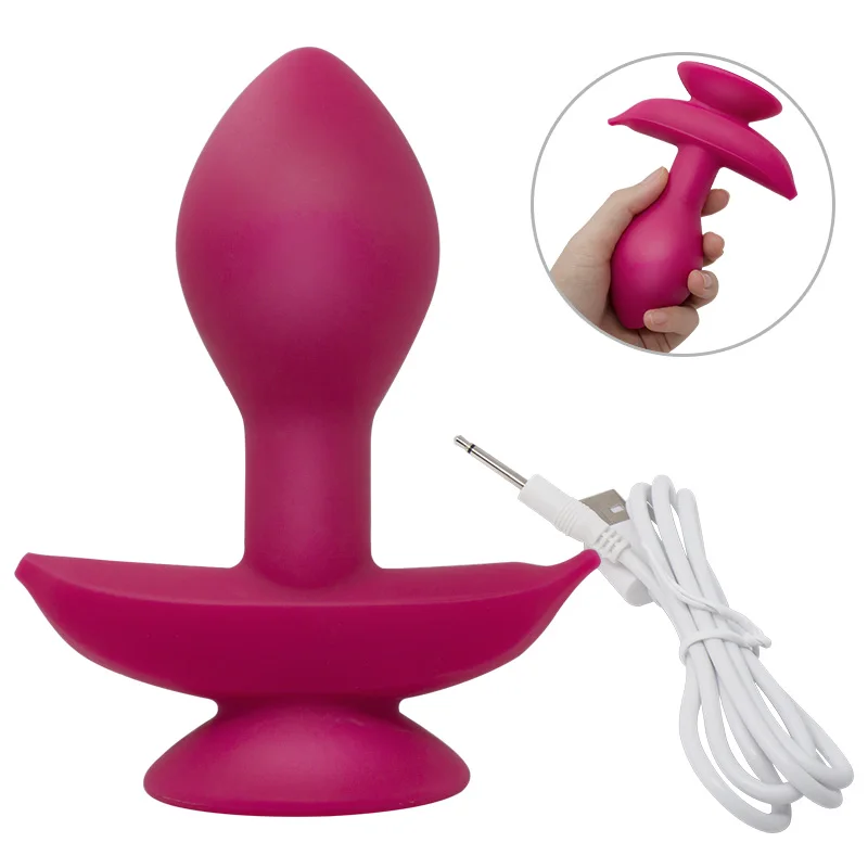 10 Вибратор на несколько скоростей фаллоимитатор присоске силиконовый Анальная