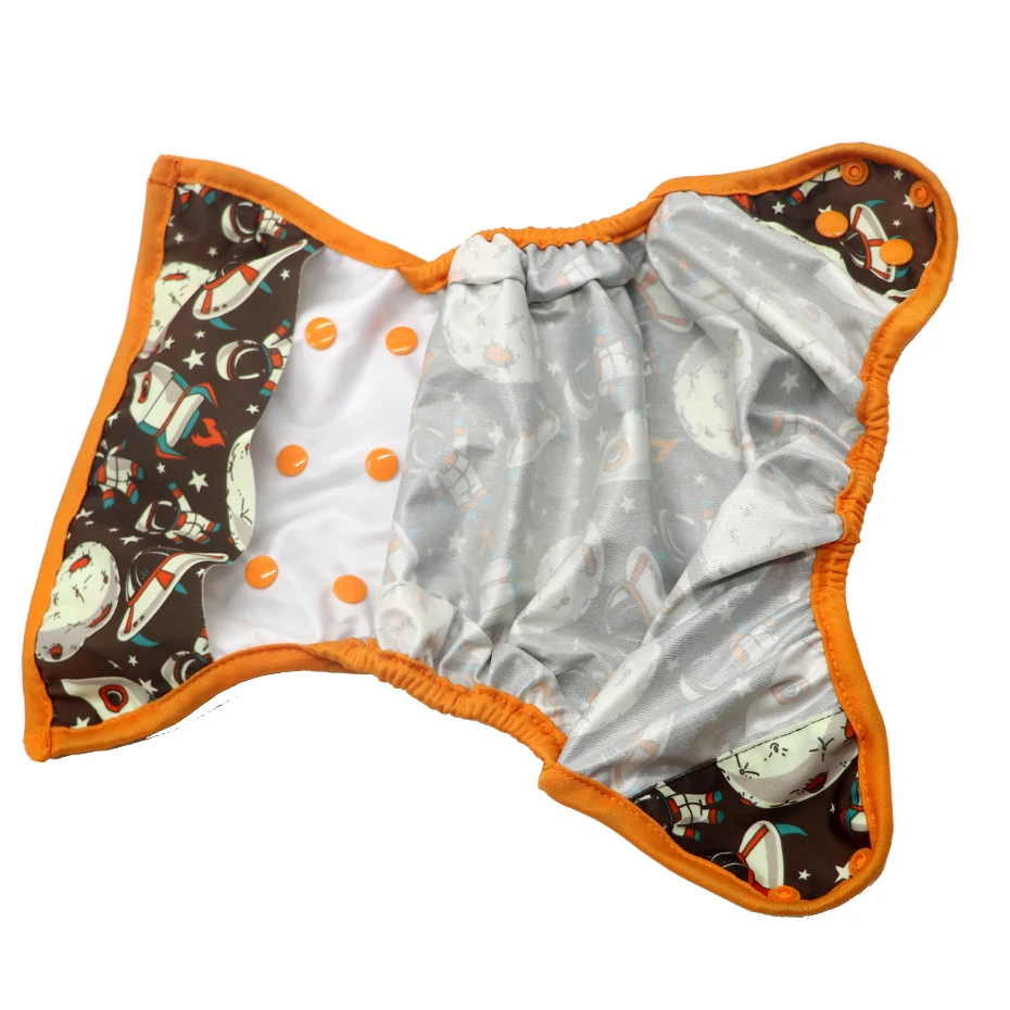 MABOJ Diapercover OS тканевые подгузники детские водонепроницаемые дышащие Регулируемые