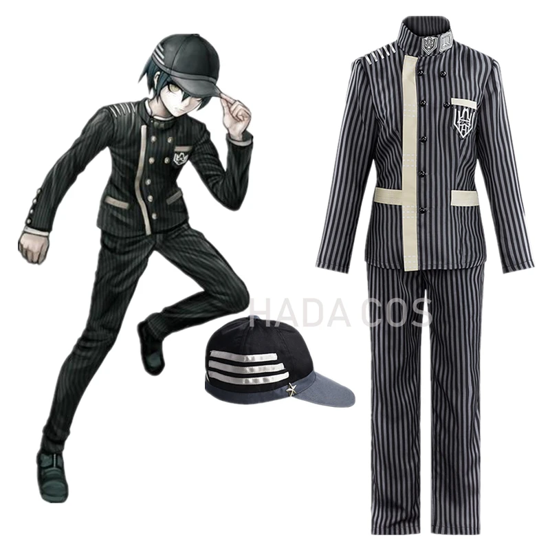 Новые розовые ботинки для косплея V3 Косплэй Saihara сюити Костюм Аниме игры Школьная