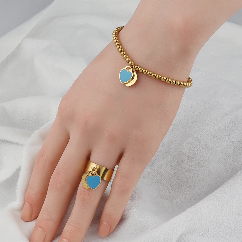 Браслеты ZUUZ в форме сердца браслет цепочка бусины ювелирные изделия аксессуары