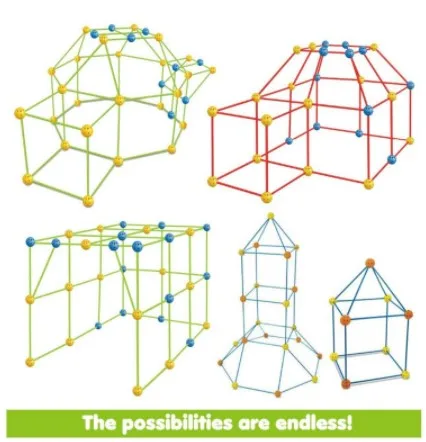 Замки тоннели Игровая палатка детский строительный форт строительные наборы