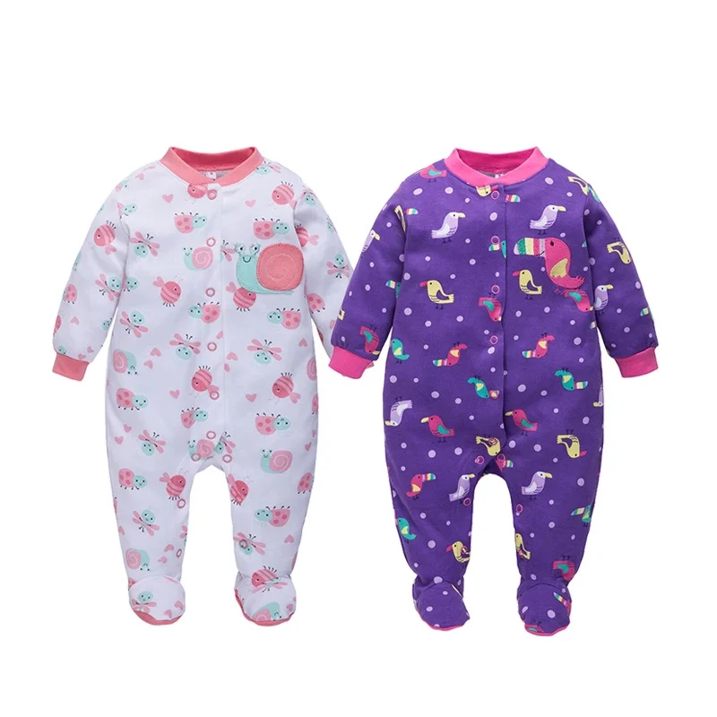 Детские комбинезоны из 2 предметов хлопковая одежда для маленьких девочек