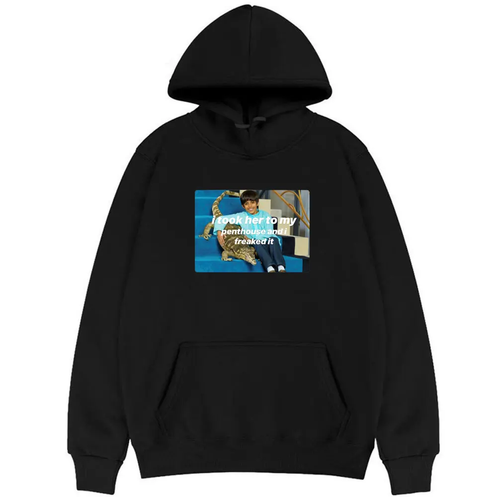 

Ravi Freaked It for Men Women Hoodies Icarly Meme Novelty Hoody Sweatshirt Mens Fashion Funny Streetwear Man Oversized Clothes