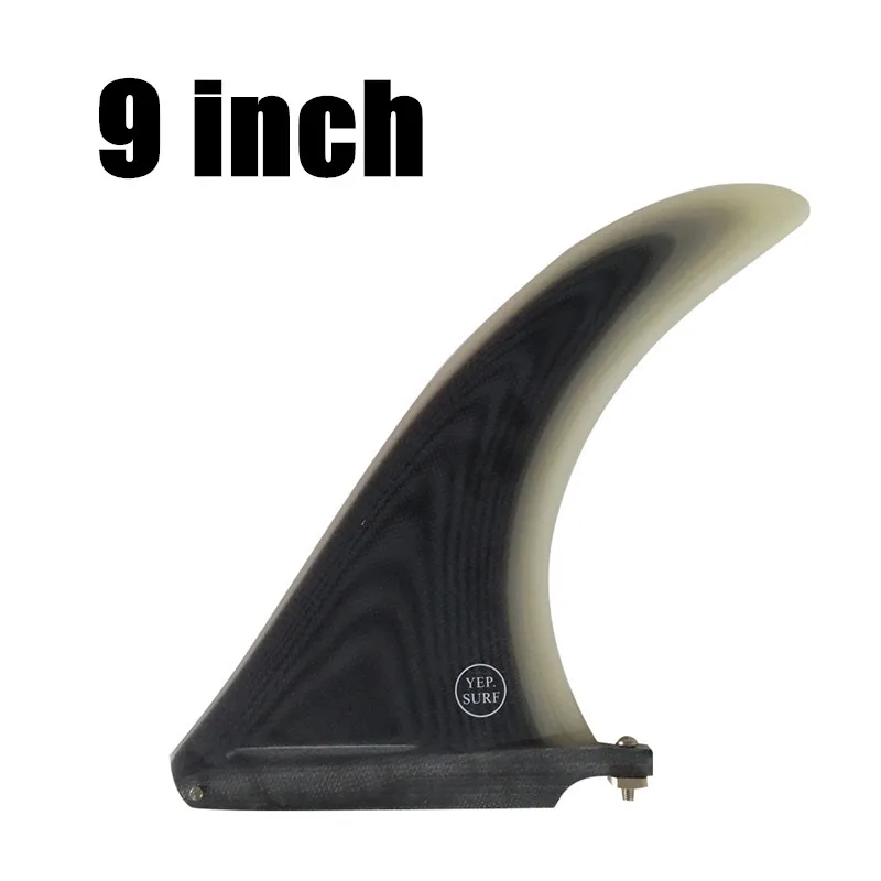 Black 9 inch " /8"/" /11" серфинговая доска для серфинга, одна коробка, плавник для серфинга, Лонгборд, длина 10,25 дюймов, sup, аксессуары, производительность, стиль noserider - Цвет: Black 9 inch