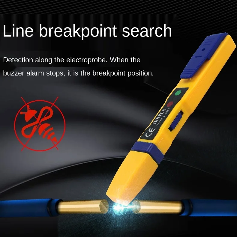 

zq Multi-Function Test Pencil Non-Contact Intelligent Induction Detection Breakpoint Test Pencil