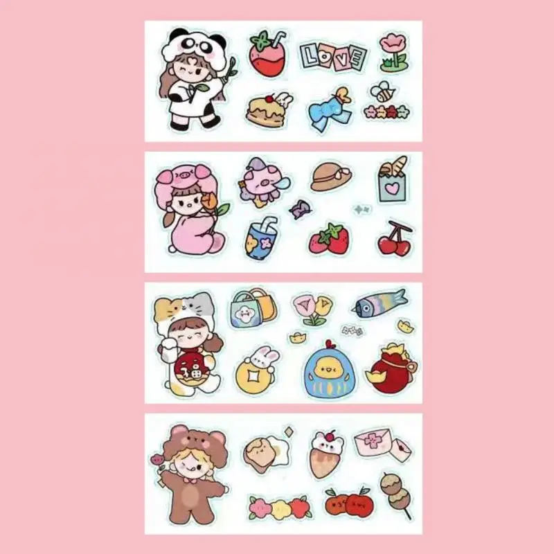 Three-Dimensional Cartoon Sticker Water Cup Travel Trolley Refrigerator Notebook Tide Brand Kettle Book Dropship | Дом и сад