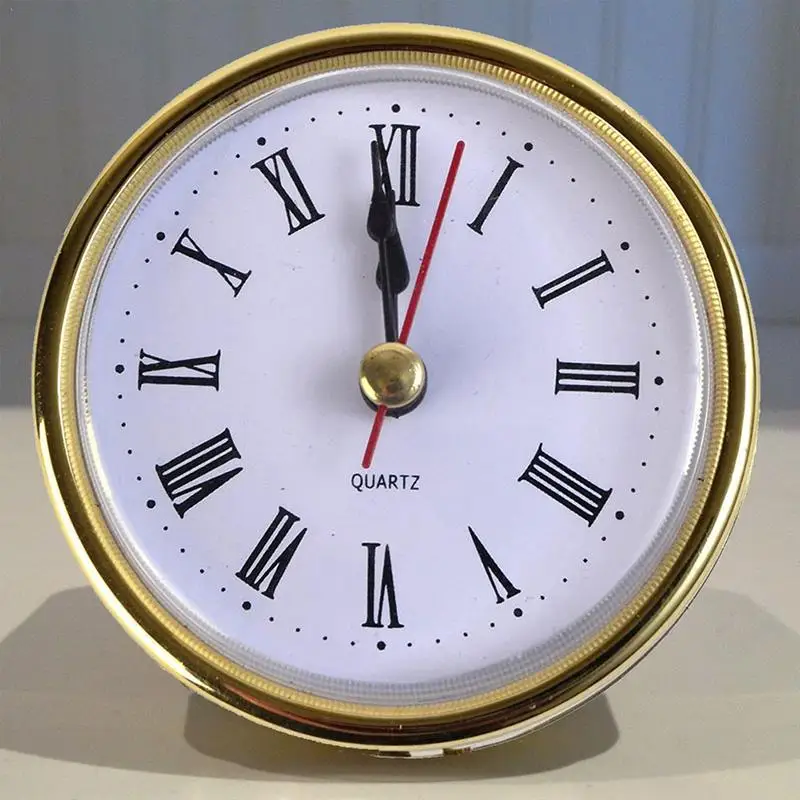 

Promotion 65mm Clock Craft Quartz Movement Head Insert Roman Numeral Round Clocks Iron Clock Accessories