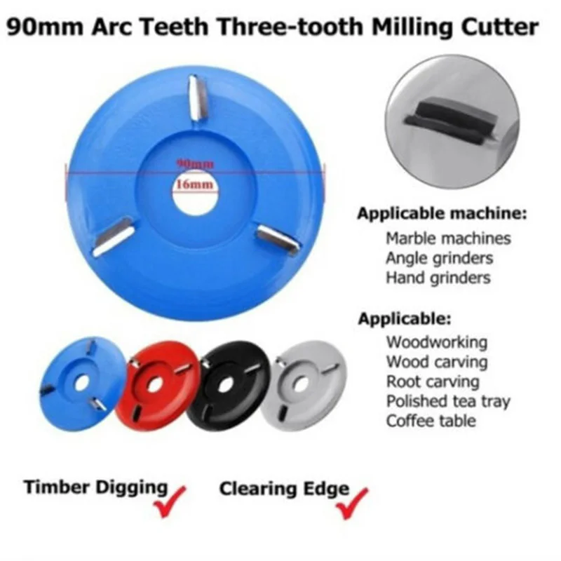Ручная шлифовальная машина резьба по дереву дисковый крепежный инструмент синий