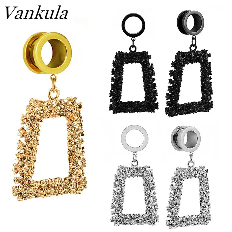 Женские серьги капельки Vankula 2 шт. туннели расширитель из нержавеющей стали для