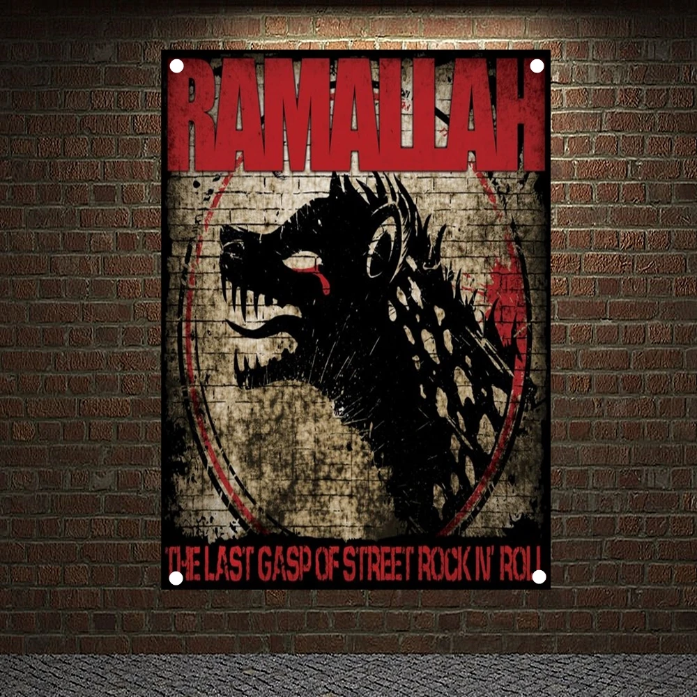 Большой Размеры Rock Band баннеры и флаги гобелены современное искусство стены