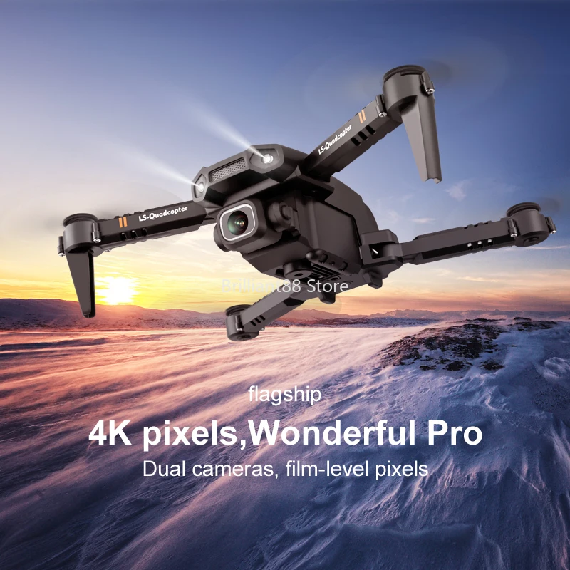 

JINHENG New 4K 1080P HD CameraMini Drone XT6 WiFi Fpv Air Pressure Altitude Hold Foldable Quadcopter RC Drone Kid Toy GIft