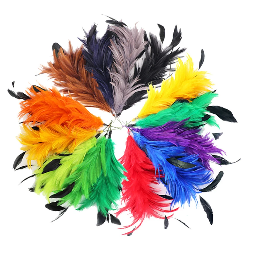 1 шт. петушиные перья цветы для шляпа головные уборы украшения ремесла домашнего