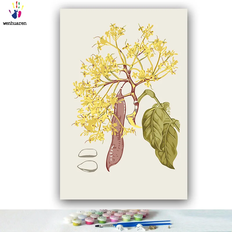 DIY картинки для раскраски по номерам с цветами белая ромашка в ретро стиле