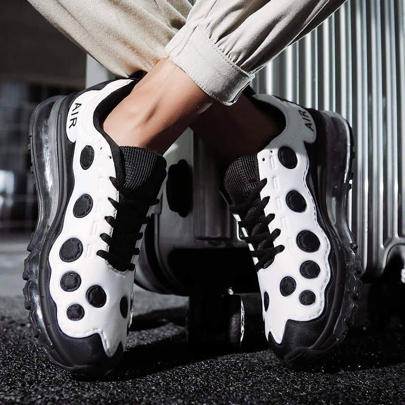 

Men's Sports Shoes Air Cushion Men's Breathable Jogging Shoes New Sports Shoes, Comfortable Men's Sports Shoes, Plus Size 39-44